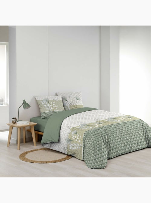 Parure de lit 3 pièces – 240 x 220 cm – 100% coton – 42 fils poetine - Kiabi Parure de lit 3 pièces – 240 x 220 cm – 100% coton – 42 fils poetine - Kiabi