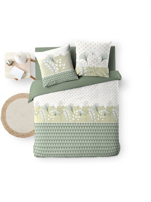 Parure de lit 3 pièces – 240 x 220 cm – 100% coton – 42 fils poetine - Kiabi Parure de lit 3 pièces – 240 x 220 cm – 100% coton – 42 fils poetine - Kiabi