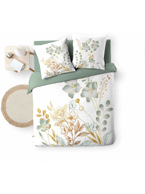 Parure de lit 3 pièces 240 x 220 cm – coton 42 fils – lolita - Kiabi