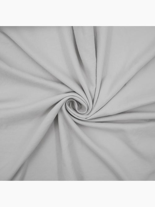 Parure de lit 3 pièces en microfibre unie lavée housse + taies - Kiabi