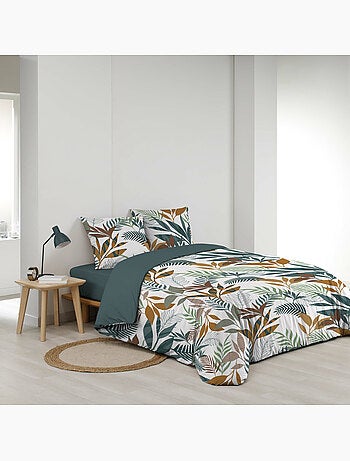 Parure de lit 3 pièces imprimée coton 57 fils assana