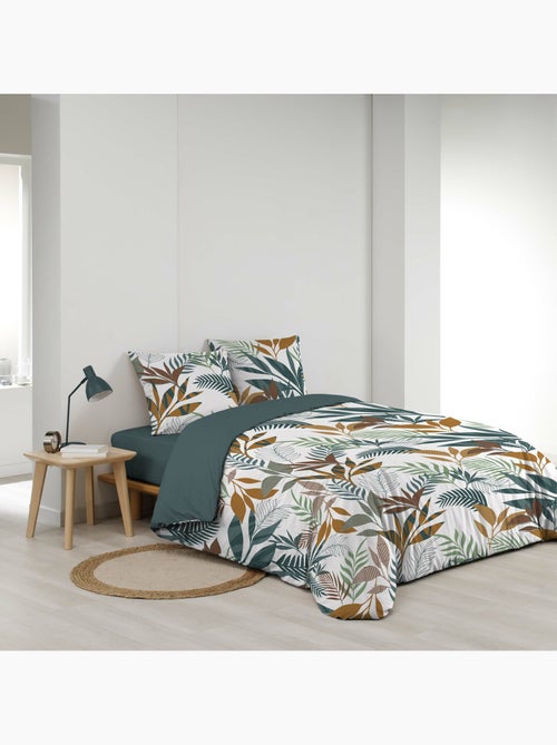Parure de lit 3 pièces imprimée coton 57 fils assana - Kiabi Parure de lit 3 pièces imprimée coton 57 fils assana - Kiabi