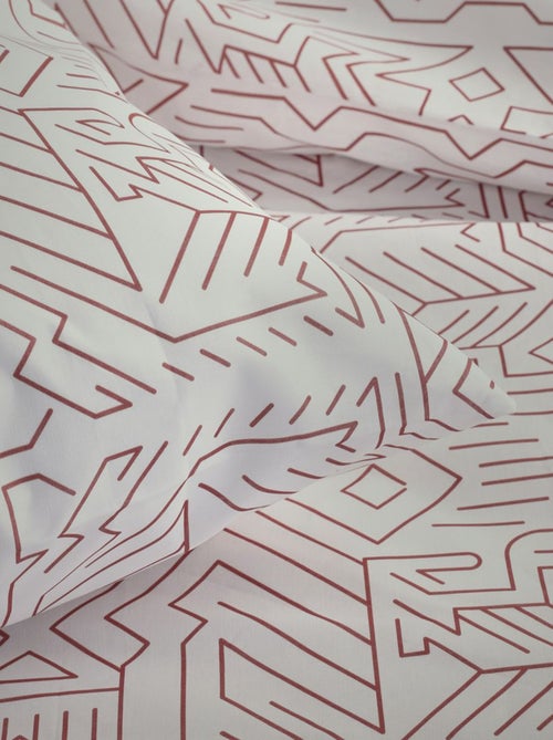 Parure de lit à imprimé - 2 personnes - Kiabi