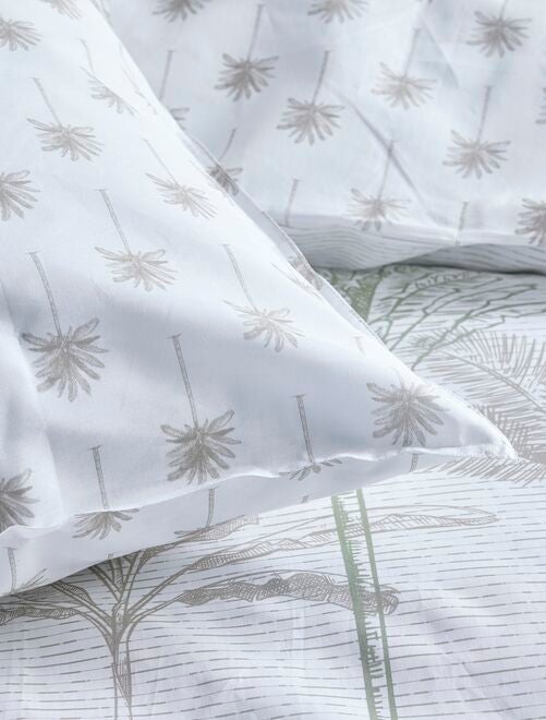 Parure de lit à palmiers - 2 personnes - Kiabi