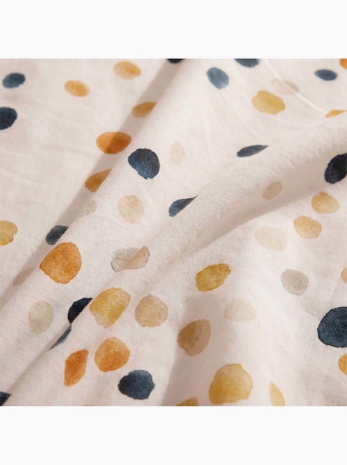 Parure de lit à pois, 100% coton. - Kiabi