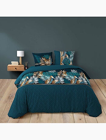 Parure de lit alianor feuilles exotiques