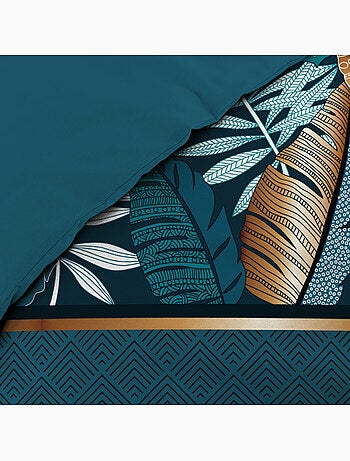 Parure de lit alianor feuilles exotiques