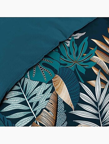 Parure de lit alianor feuilles exotiques