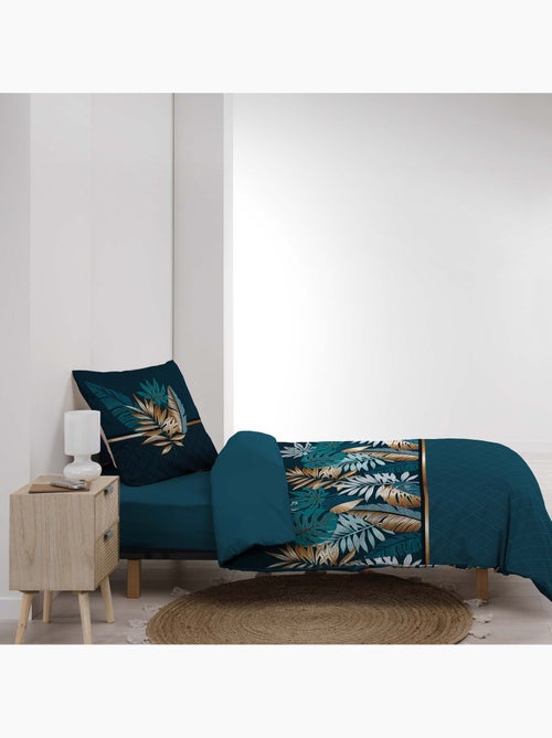 Parure de lit alianor feuilles exotiques - Kiabi Parure de lit alianor feuilles exotiques - Kiabi