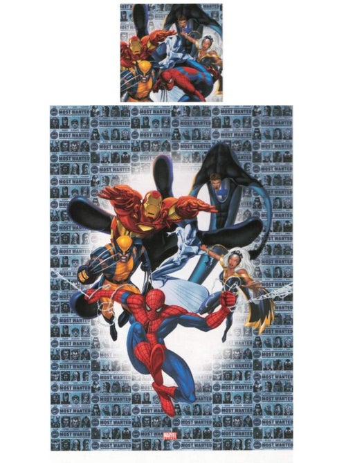 Parure de lit 'Avengers' – 100% coton imprimé super-héros bleu – AVENGERS - Kiabi Parure de lit 'Avengers' – 100% coton imprimé super-héros bleu – AVENGERS - Kiabi