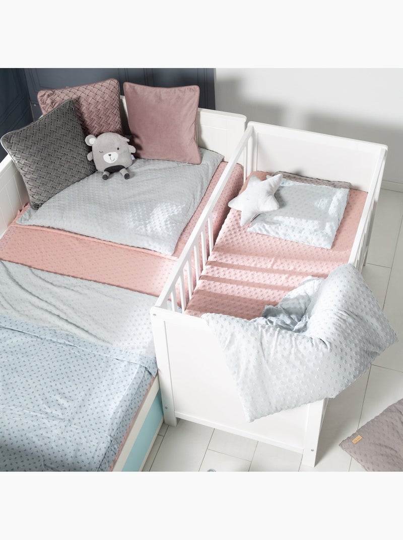 Parure de lit bébé en coton bio 'Lil Planet' ROBA Bleu clair - Kiabi