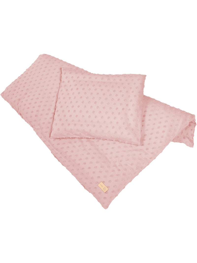 Parure de lit bébé en coton bio 'Lil Planet' ROBA Rose poudré - Kiabi