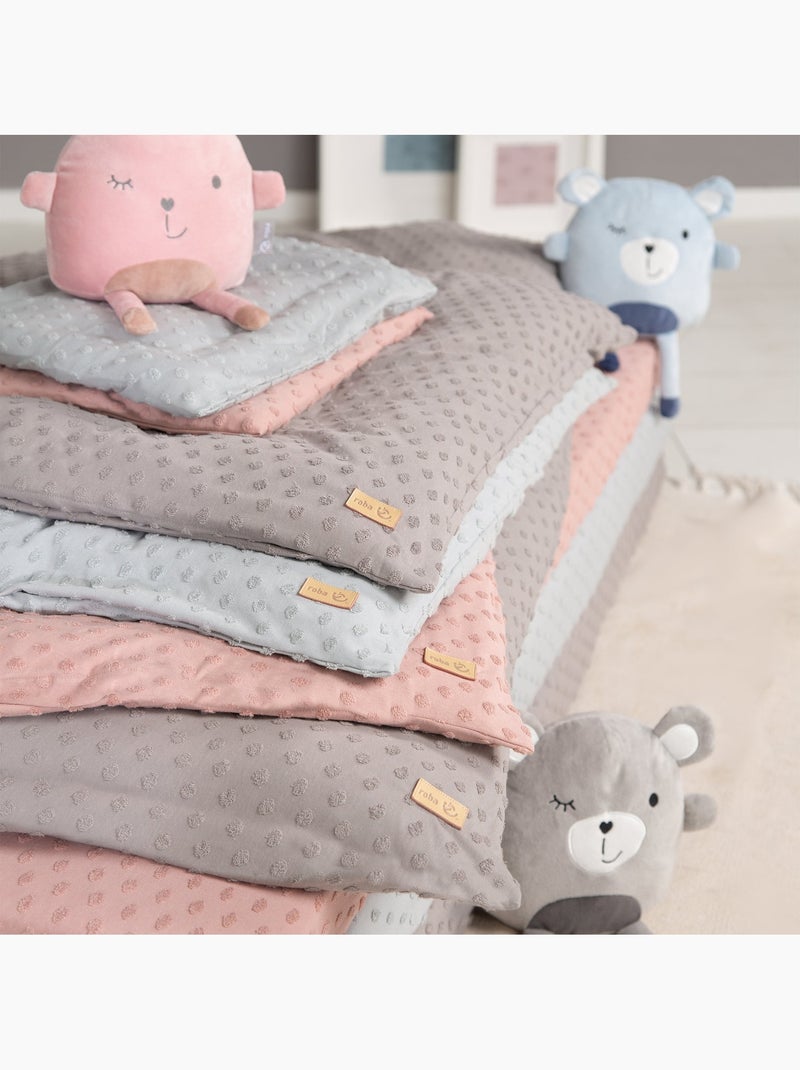 Parure de lit bébé en coton bio 'Lil Planet' ROBA Rose poudré - Kiabi