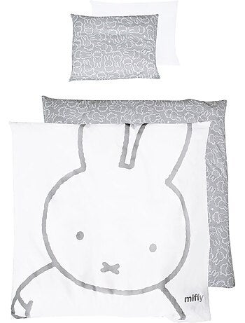 Parure de lit bébé réversible en coton miffy® ROBA