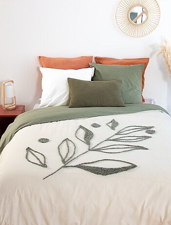 Parure de lit brodée - 2 personnes