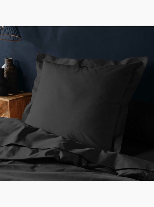 Parure de lit complète - 100% coton 57 fils - drap-housse + 4 taies - Kiabi