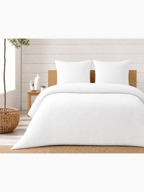 Parure de lit complète – 2 taies 63x63 cm + drap housse - Kiabi