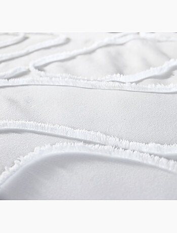 Parure de lit coton lavé tuftée géométrique abstrait