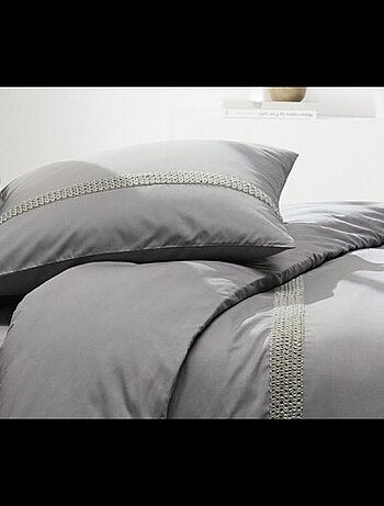 Parure de lit coton luxury macrame promo linge