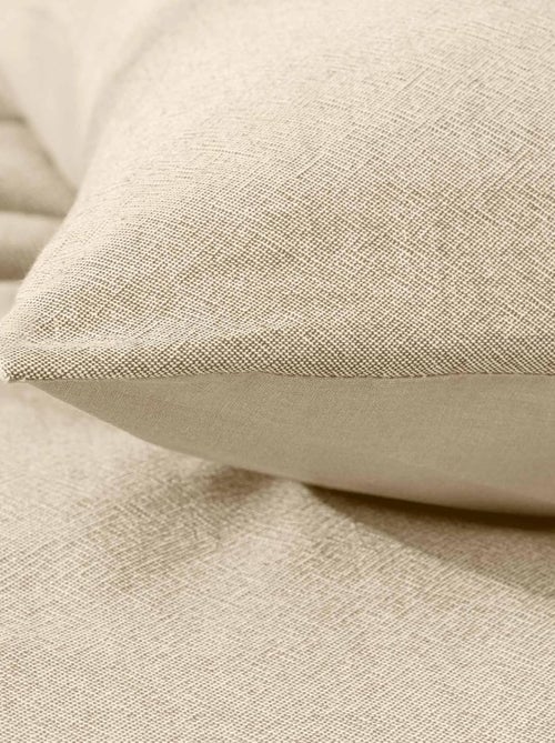 Parure de lit coton meline promo linge - Kiabi