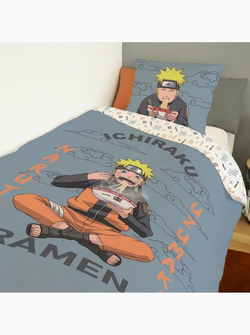 Parure de lit coton promo linge naruto - Kiabi