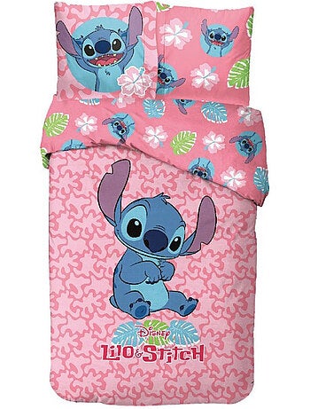 Parure de Lit Disney Lilo & Stitch 140x200 cm - Housse de couette enfant