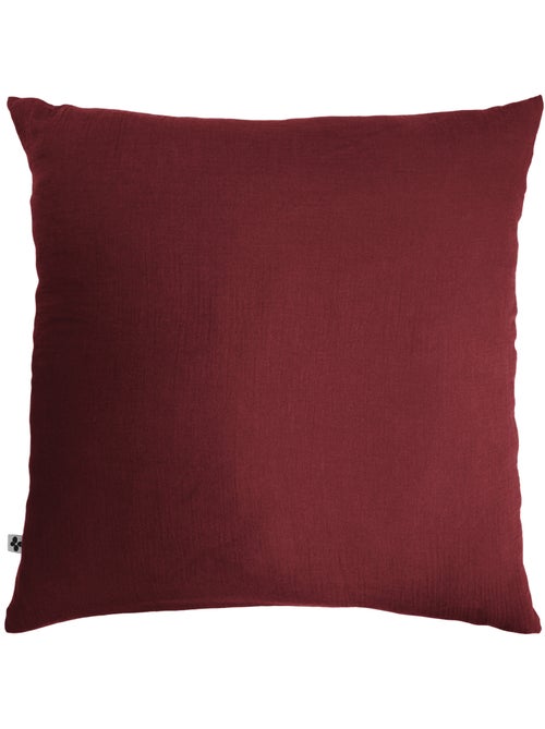 Parure de lit double gaze de coton gaïa + 2 taies 60x60 cm - Kiabi