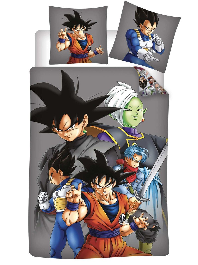 Parure de lit 'Dragon Ball Z' gris - Kiabi