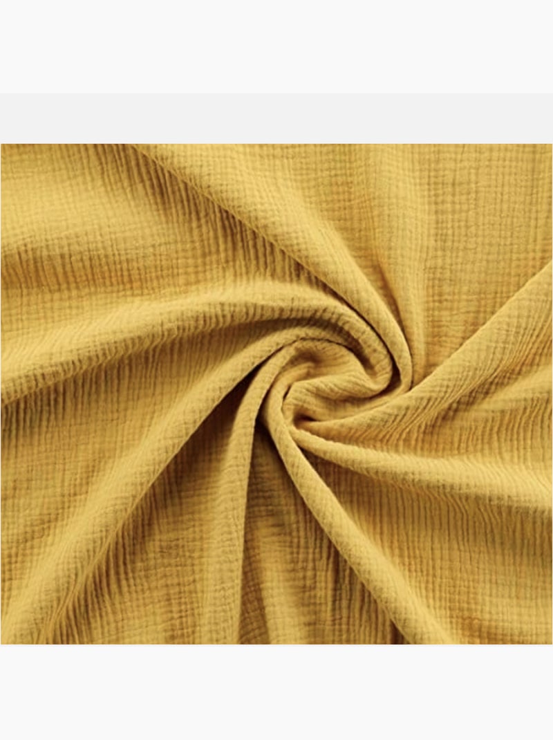 Parure de lit en Gaze de Coton - Promo linge Jaune - Kiabi