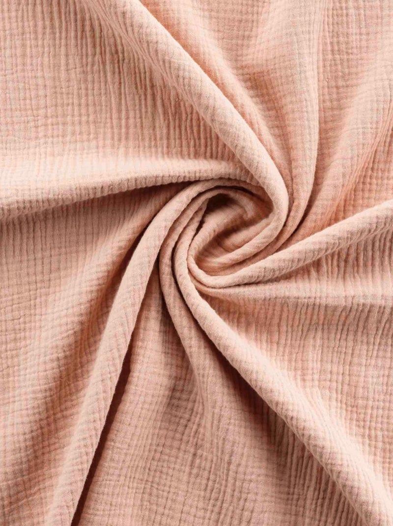 Parure de lit en gaze de coton ANGELIA Rose clair - Kiabi