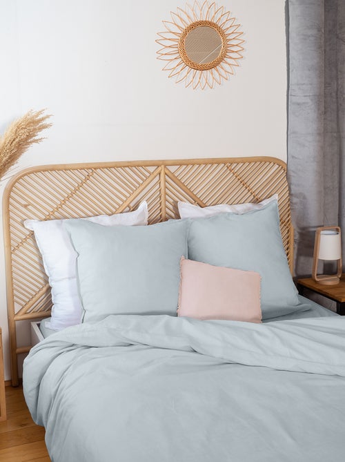 Parure de lit en lin mélangé - 2 personnes - Kiabi