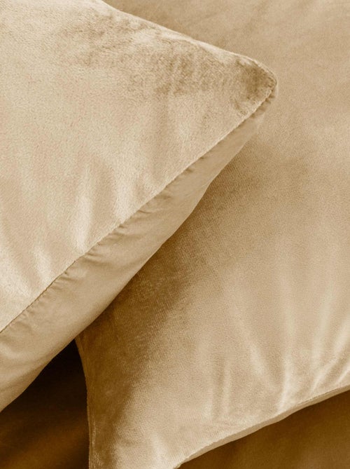 Parure de lit en velours uni - Kiabi Parure de lit en velours uni - Kiabi