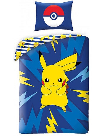 Parure de Lit Enfant Coton Pikachu