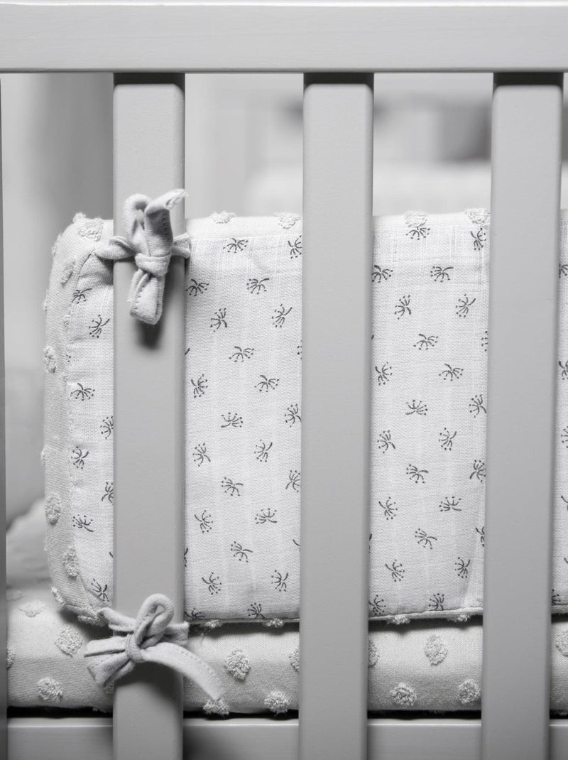 Parure de lit enfant en coton Bio + drap et tour de lit 'Lil Planet' ROBA Gris Argenté - Kiabi