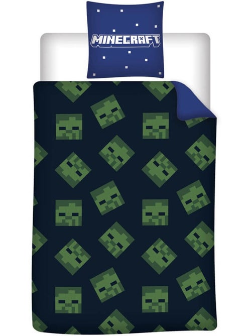 Parure de Lit Enfant Minecraft 140x200 cm + Taie 65x65 cm Polycoton - Kiabi Parure de Lit Enfant Minecraft 140x200 cm + Taie 65x65 cm Polycoton - Kiabi