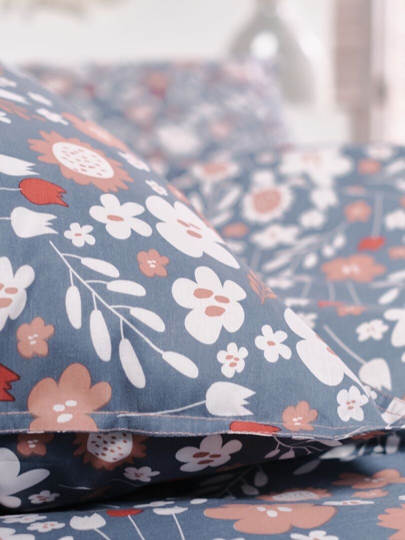 Linge de lit imprimé fleuri - CRÉATION