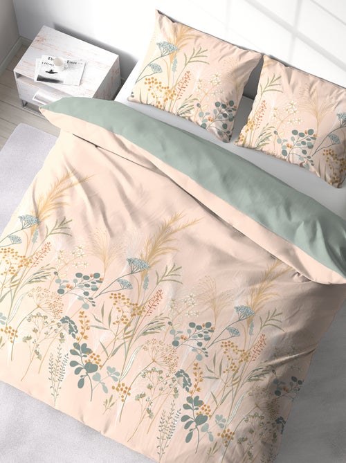 Parure de lit fleurie - 2 personnes - Kiabi