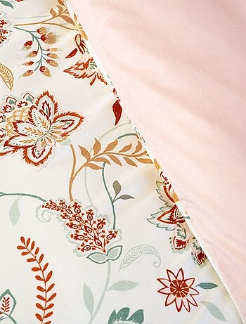 Parure de lit fleurie - 2 personnes