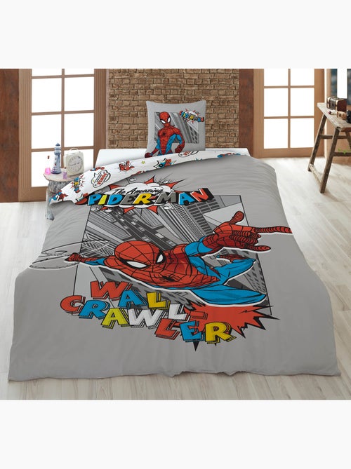 Parure de Lit Garçon Spider-Man Marvel 140x200 cm + Taie 65x65 cm 100% Coton - Kiabi Parure de Lit Garçon Spider-Man Marvel 140x200 cm + Taie 65x65 cm 100% Coton - Kiabi