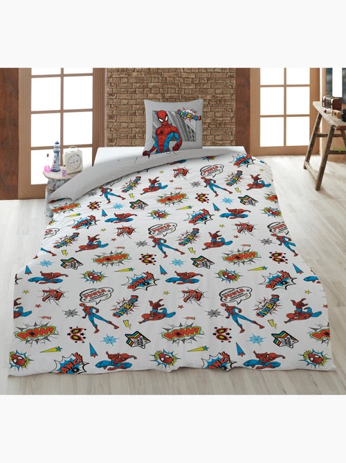 Parure de Lit Garçon Spider-Man Marvel 140x200 cm + Taie 65x65 cm 100% Coton - Kiabi Parure de Lit Garçon Spider-Man Marvel 140x200 cm + Taie 65x65 cm 100% Coton - Kiabi
