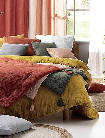 Parure de lit Gaze de coton Alia PROMO LINGE