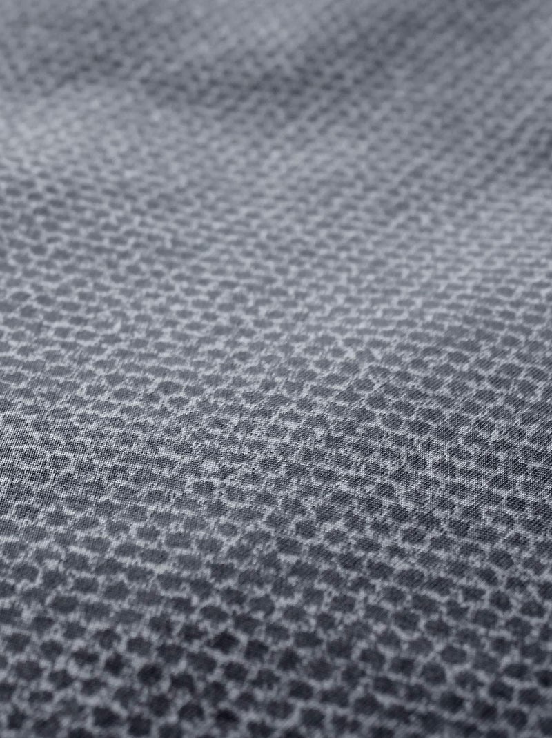Parure de lit géométrique et réversible Gris foncé - Kiabi