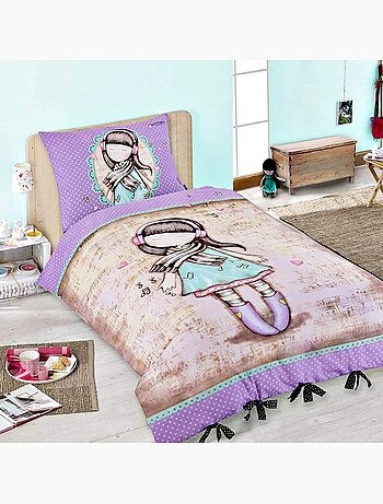 Parure de lit 'Gorjuss Santoro' en coton 140 x 200 cm – SANTORO