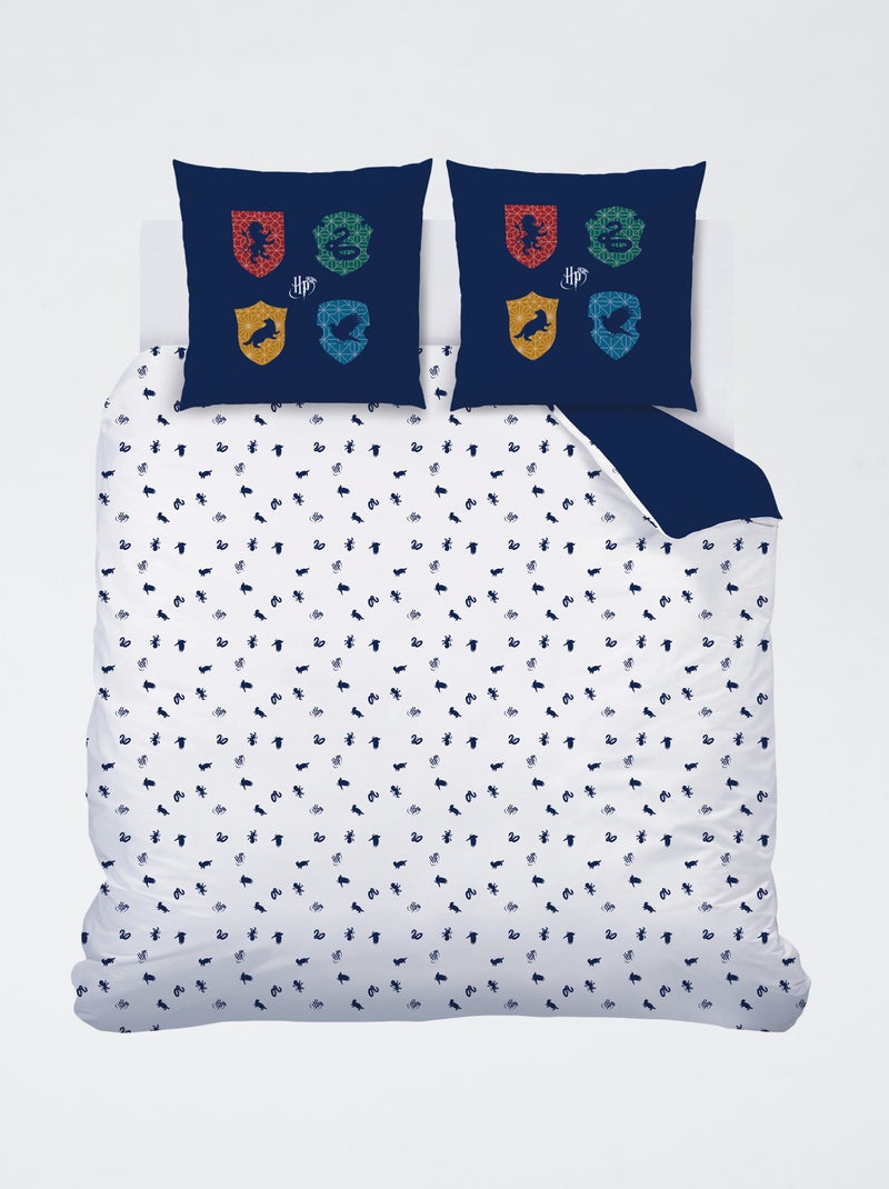 Parure de lit 'Harry Potter' - 1 personne Bleu marine - Kiabi