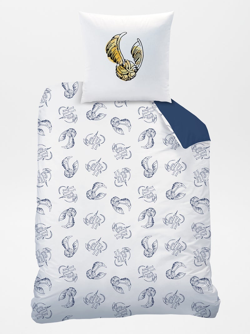 Parure de lit 'Harry Potter' Bleu - Kiabi