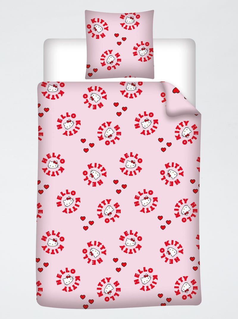 Parure de lit 'Hello Kitty' - 1 parure Rouge - Kiabi