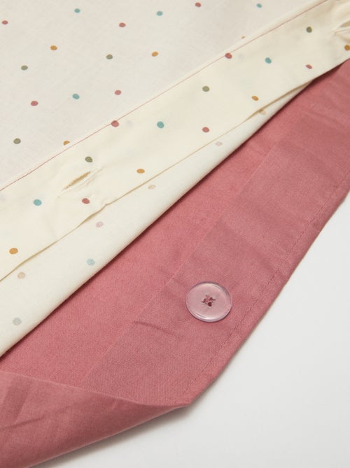 Parure de lit housse de couette (140 x 200cm)  + taie d'oreiller - 2 pièces - Kiabi