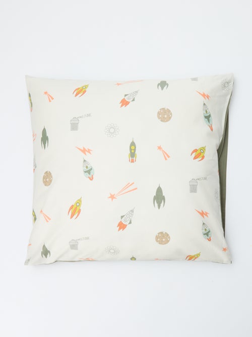 Parure de lit housse de couette (140 x 200cm)  + taie d'oreiller - 2 pièces - Kiabi