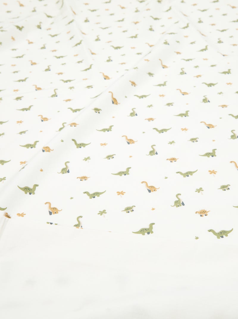 Parure de lit housse de couette (140 x 200cm)  + taie d'oreiller - 2 pièces Beige - Kiabi