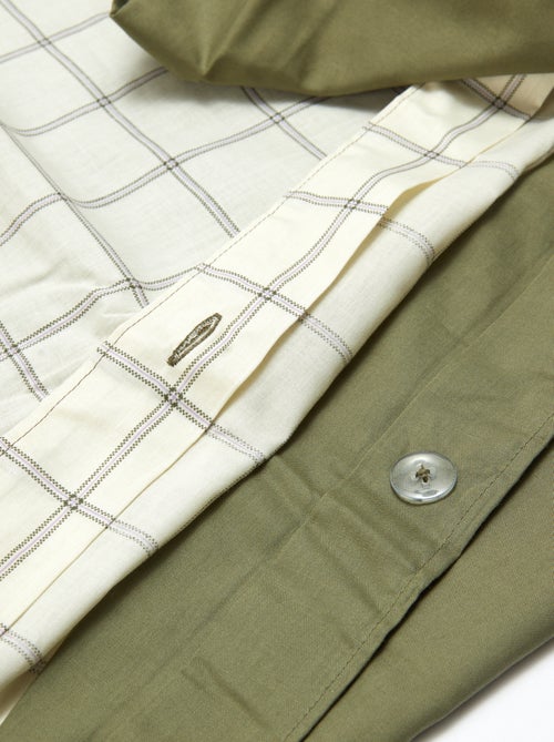 Parure de lit housse de couette (140 x 200cm)  + taie d'oreiller - 2 pièces - Kiabi